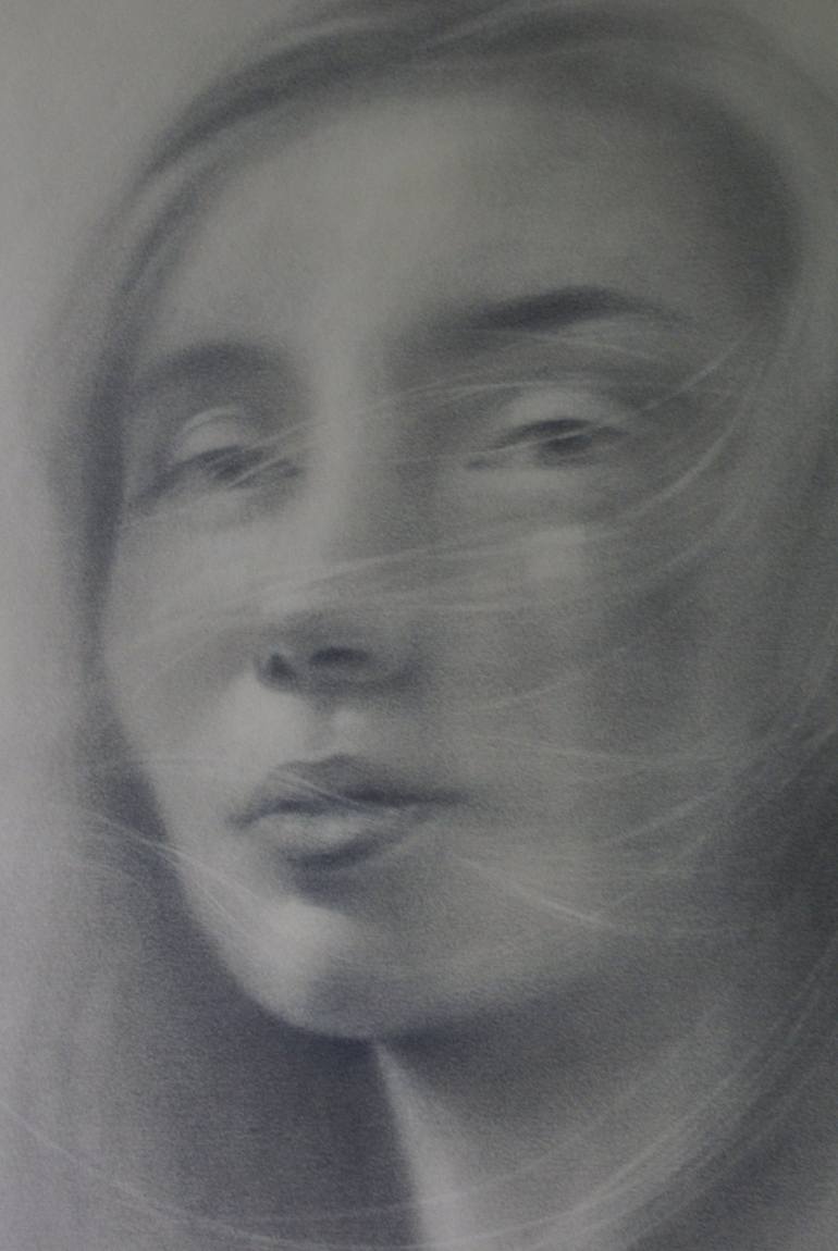 Original Portrait Drawing by Anetta Piechowska
