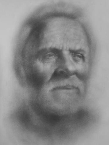 Original Portraiture Portrait Drawings by Anetta Piechowska