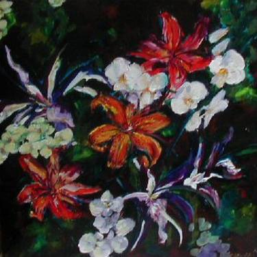 Print of Floral Paintings by Candis Flesher-Dodds