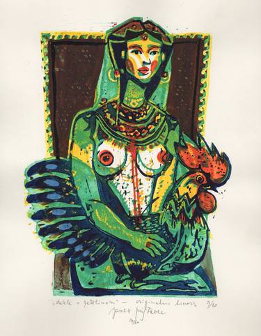 Print of Women Printmaking by Janez Pristavec