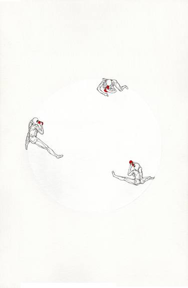 Print of Women Drawings by Eriko Tsogo