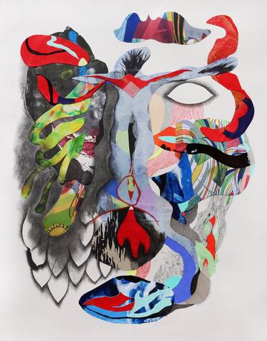 Print of Conceptual Abstract Collage by Eriko Tsogo