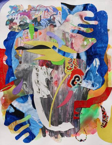 Print of Surrealism Abstract Collage by Eriko Tsogo