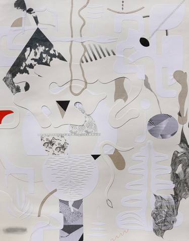 Print of Conceptual Abstract Collage by Eriko Tsogo