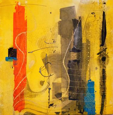 Original Fine Art Abstract Paintings by Marc Olsen