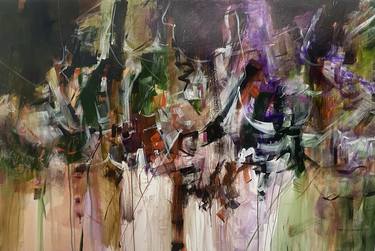 Original Abstract Expressionism Abstract Paintings by Larry Hill