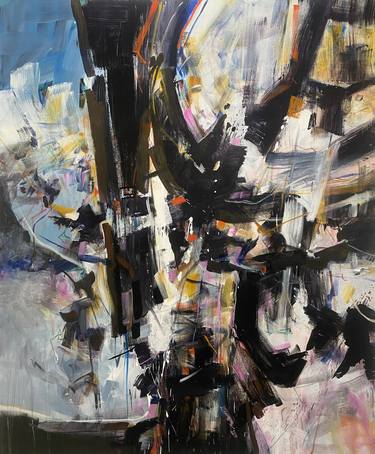 Original Abstract Expressionism Abstract Paintings by Larry Hill