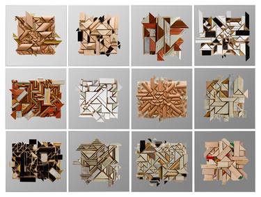 Original Abstract Geometric Sculpture by Amelia Errazuriz T
