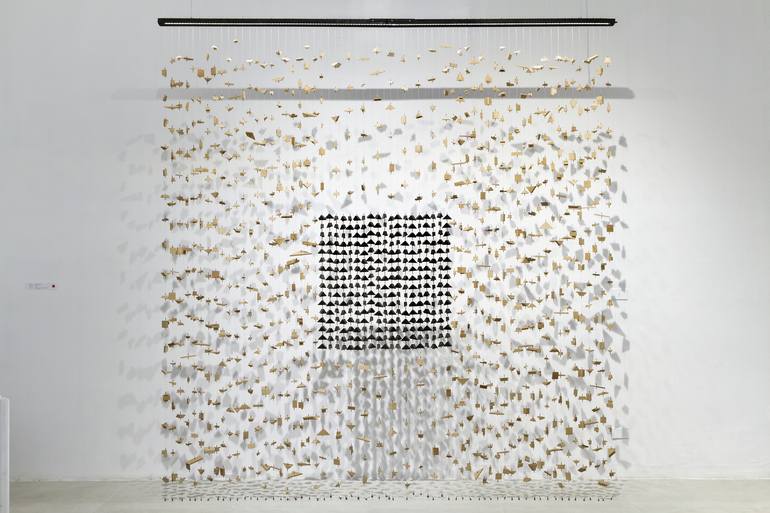 Original Geometric Installation by Amelia Errazuriz T