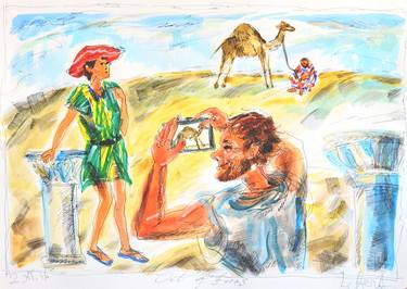 Print of Beach Paintings by Sergei Lefert