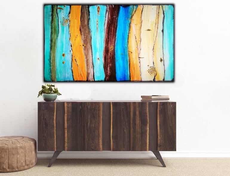 Original Abstract Expressionism Abstract Painting by Branisa Beric