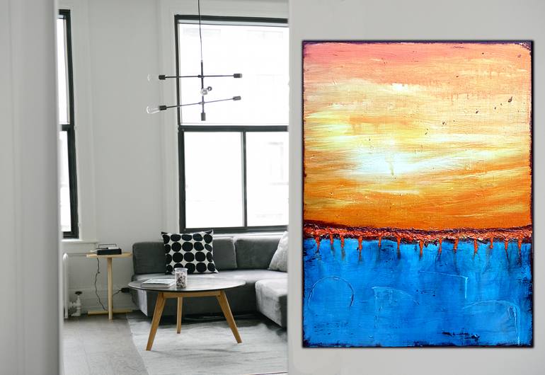 Original Abstract Expressionism Abstract Painting by Branisa Beric