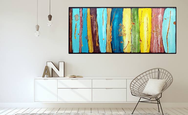 Original Abstract Expressionism Abstract Painting by Branisa Beric