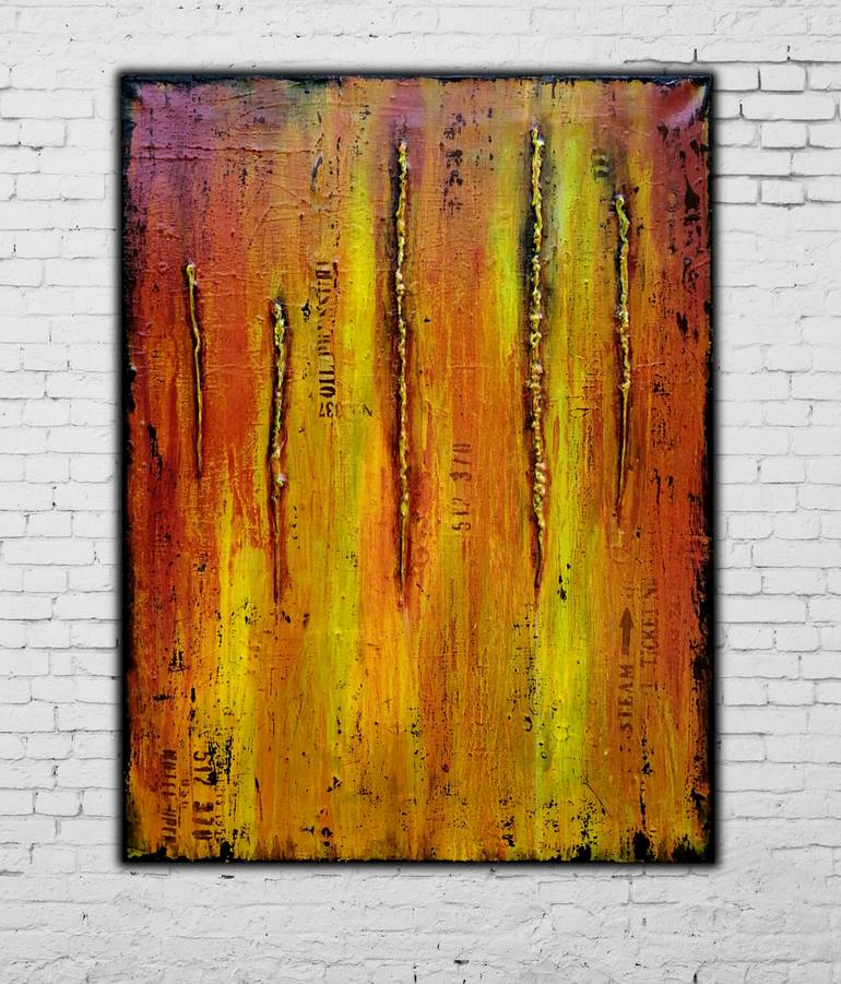 Original Abstract Expressionism Abstract Painting by Branisa Beric