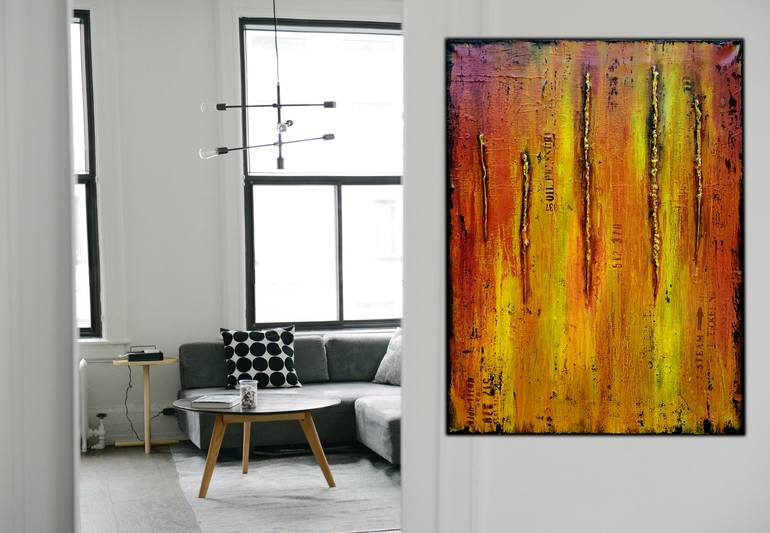 Original Abstract Expressionism Abstract Painting by Branisa Beric