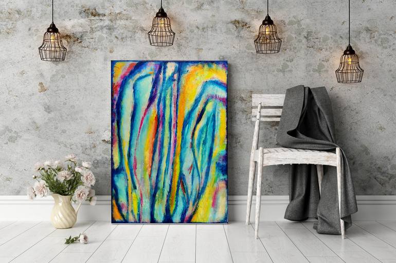 Original Abstract Expressionism Abstract Painting by Branisa Beric