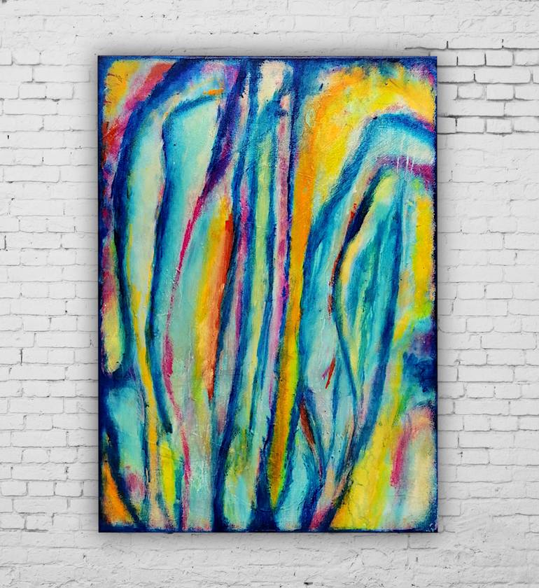 Original Abstract Expressionism Abstract Painting by Branisa Beric