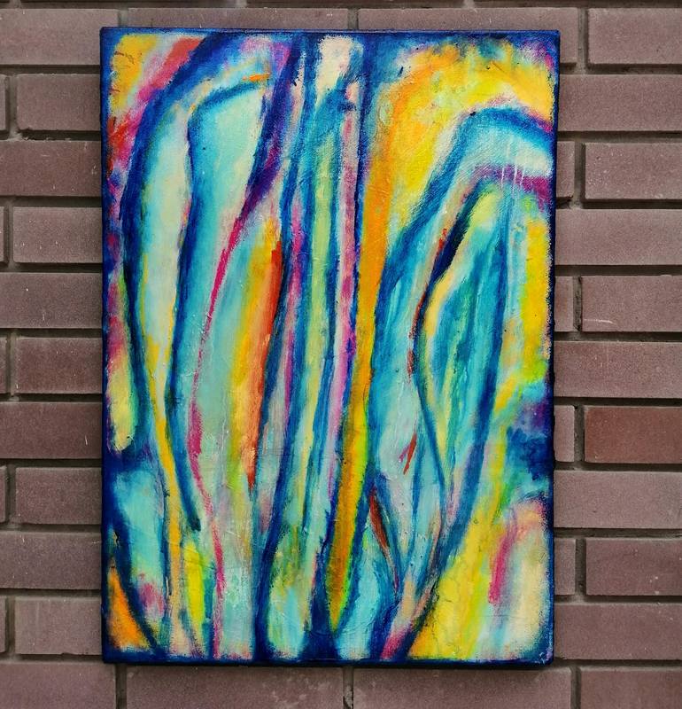 Original Abstract Expressionism Abstract Painting by Branisa Beric