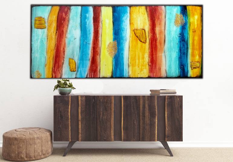 Original Abstract Expressionism Abstract Painting by Branisa Beric