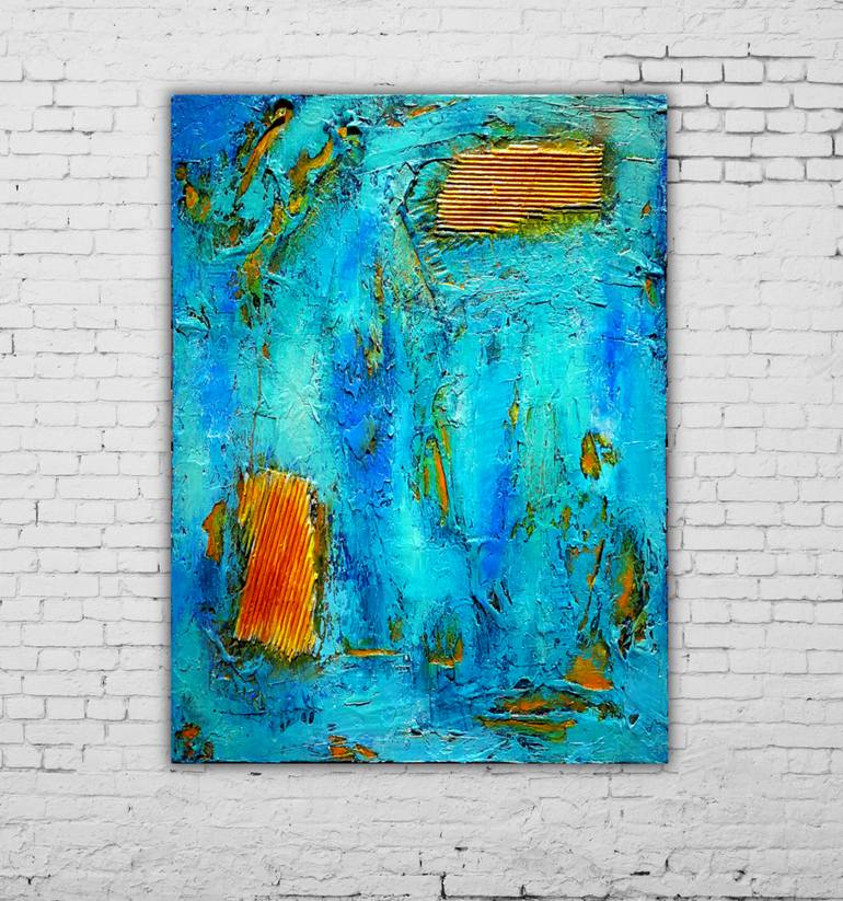 Original Abstract Expressionism Abstract Painting by Branisa Beric