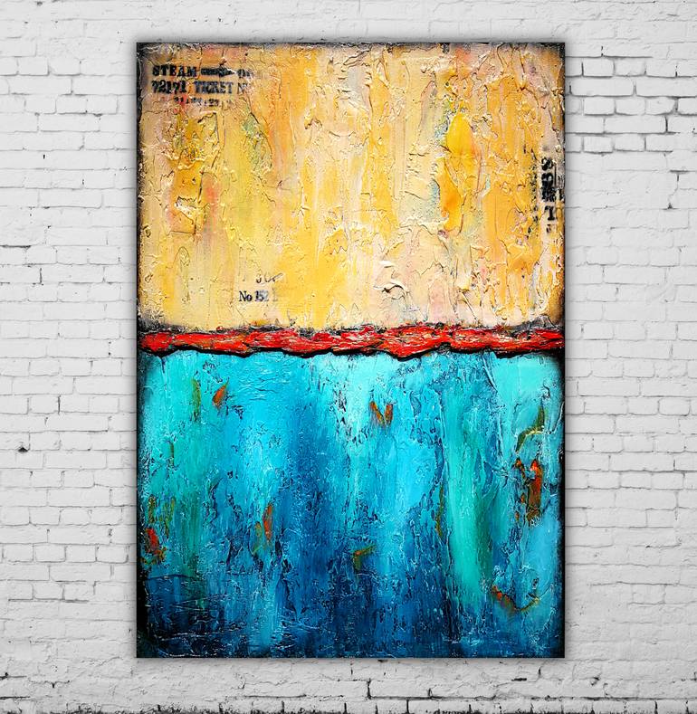 Original Abstract Expressionism Abstract Painting by Branisa Beric