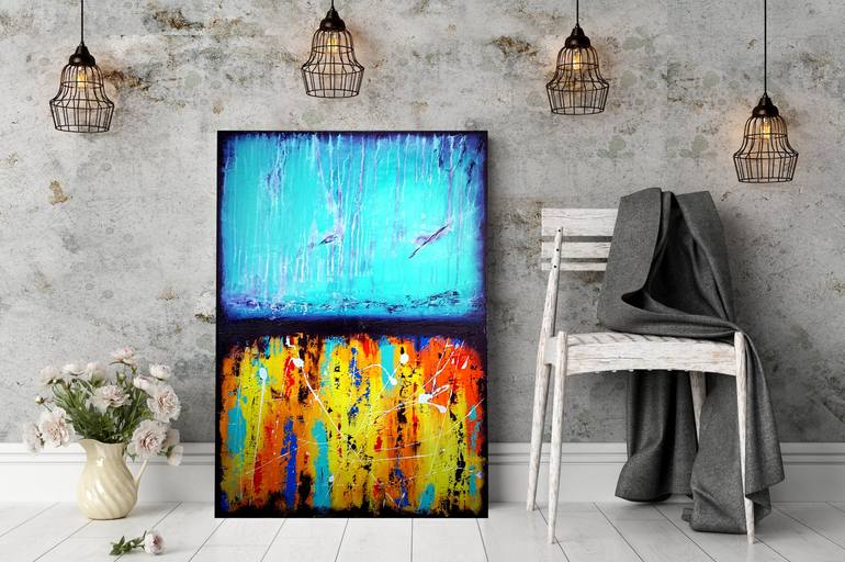 Original Abstract Expressionism Abstract Painting by Branisa Beric