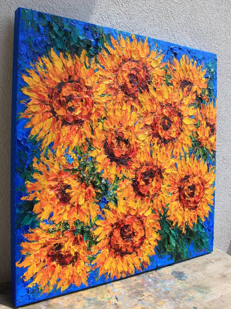 Original Fine Art Floral Painting by Rasa Kluonius