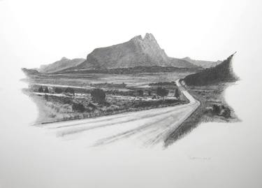 Original Landscape Drawings by Howard Nathenson