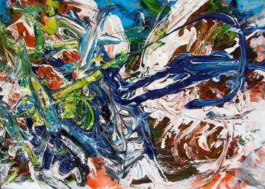Print of Abstract Expressionism Patterns Paintings by SCIFI CY