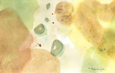 Original Fine Art Abstract Painting by Margaret Hyde