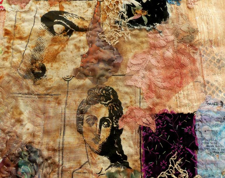 Original Abstract Collage by Averil Stuart