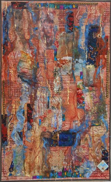 Original Abstract Collage by Averil Stuart