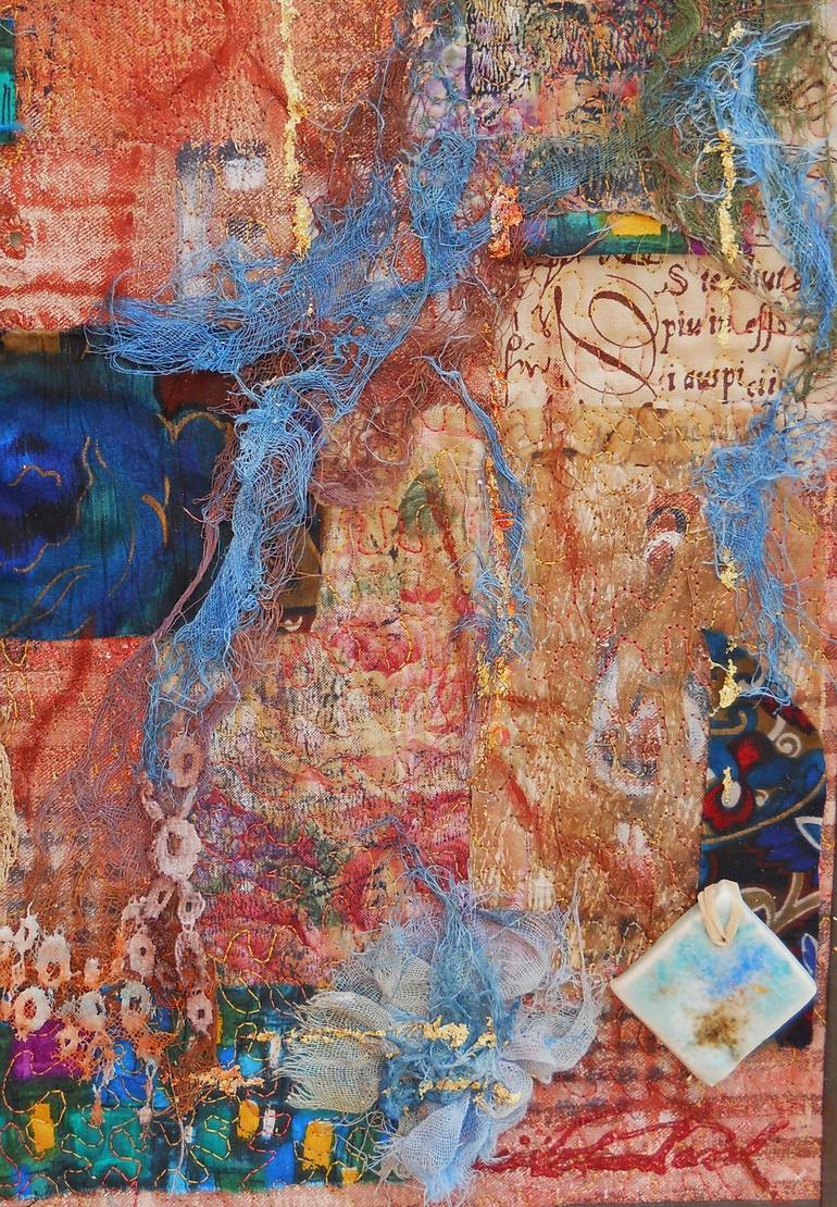 Original Abstract Expressionism Abstract Collage by Averil Stuart