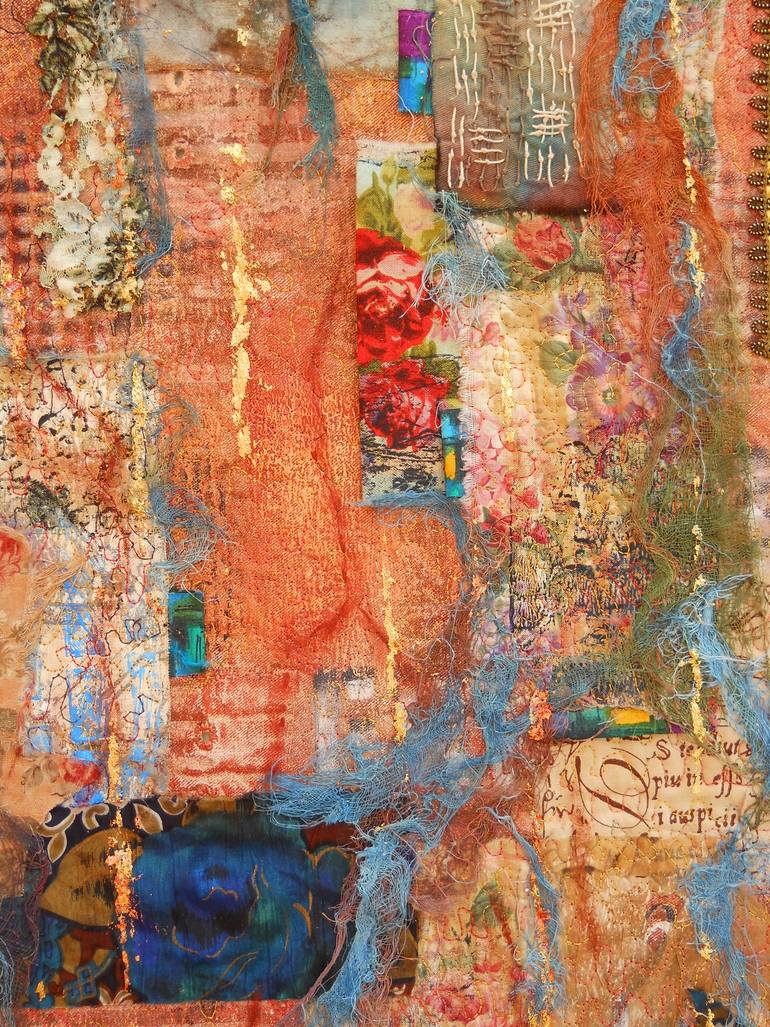 Original Abstract Expressionism Abstract Collage by Averil Stuart
