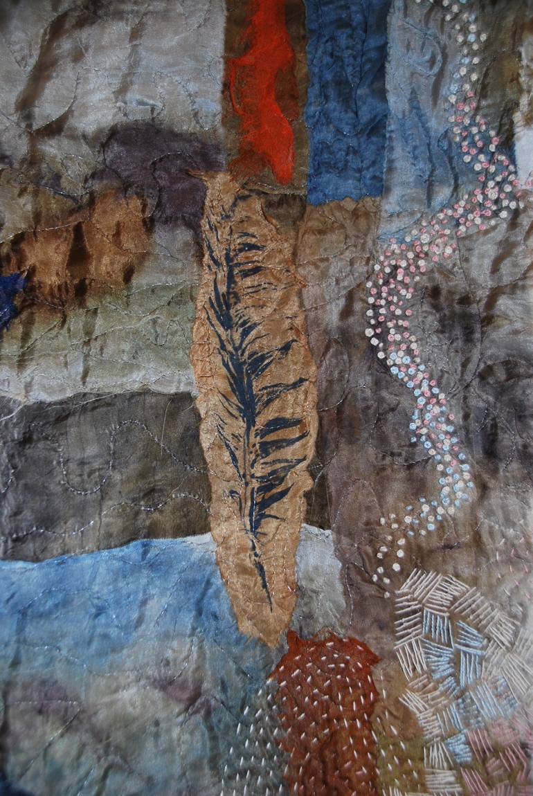 Original Abstract Nature Collage by Averil Stuart