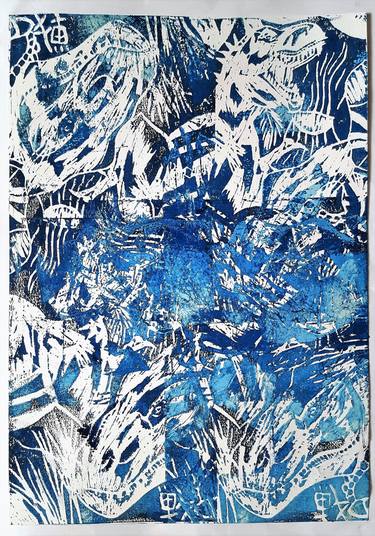 Print of Abstract Expressionism Abstract Printmaking by Sophie Nelson-Iye