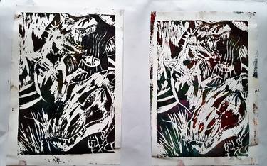 Small Dinosaur Prints1 - Limited Edition 1 of 2 thumb