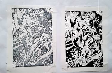 Print of Abstract Printmaking by Sophie Nelson-Iye