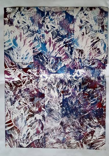 Print of Abstract Printmaking by Sophie Nelson-Iye