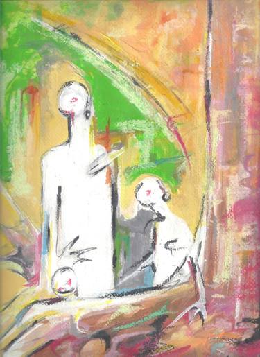 Original Family Painting by sidy bara seck