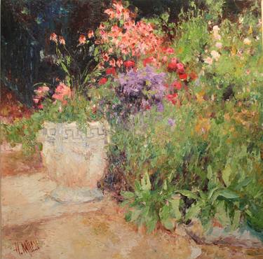Original Garden Painting by Henrietta Milan