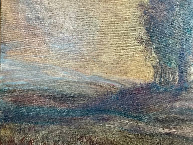 Original Impressionism Landscape Painting by Photonic Phantom