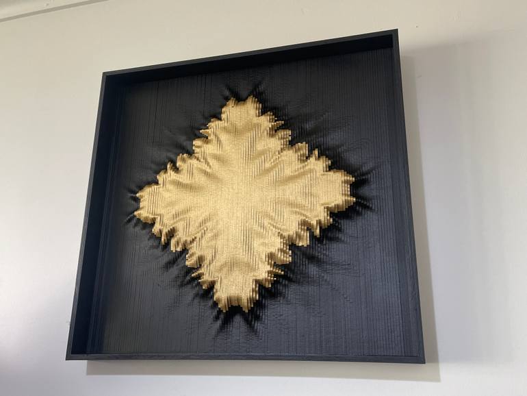 Original Algorithmic Abstract Sculpture by Dimitri Gudgenov