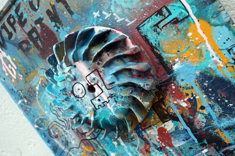 Original Abstract Expressionism Abstract Painting by Captain Fanta