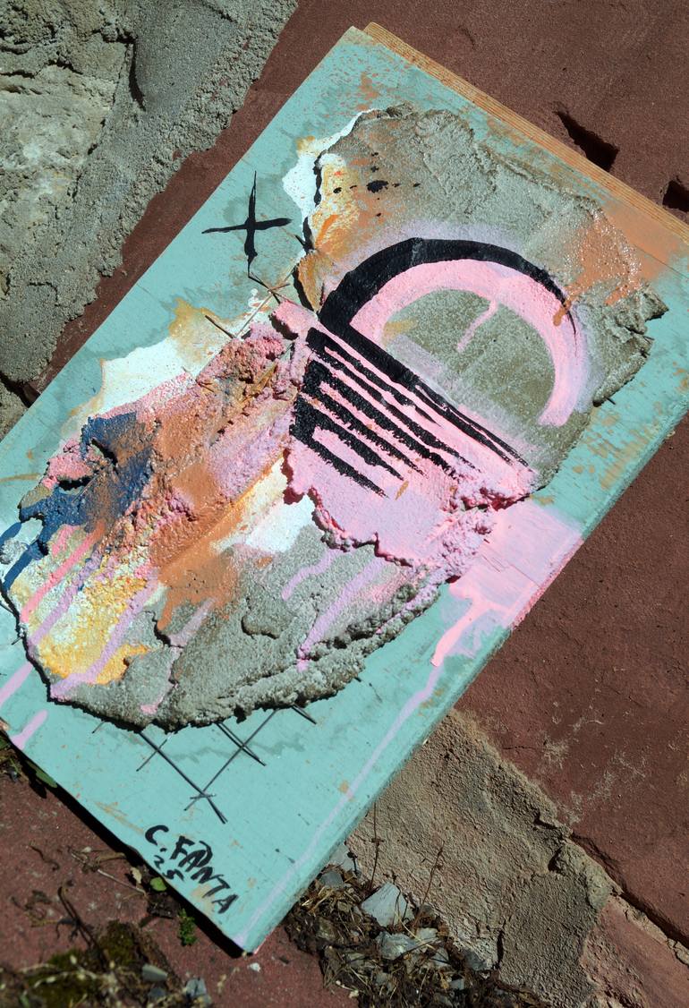 Original Abstract Expressionism Abstract Painting by Captain Fanta