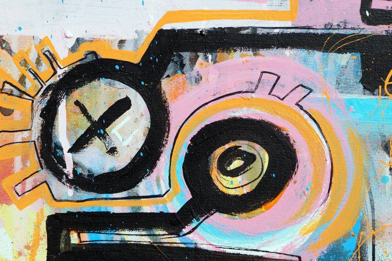 Original Abstract Expressionism Abstract Painting by Captain Fanta