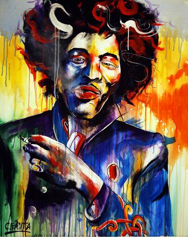 Print of Abstract Pop Culture/Celebrity Paintings by Captain Fanta