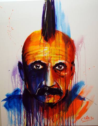 Print of Abstract Pop Culture/Celebrity Paintings by Captain Fanta