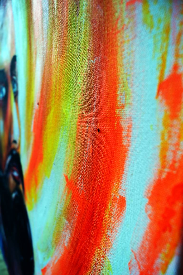 Original Abstract Religion Painting by Captain Fanta