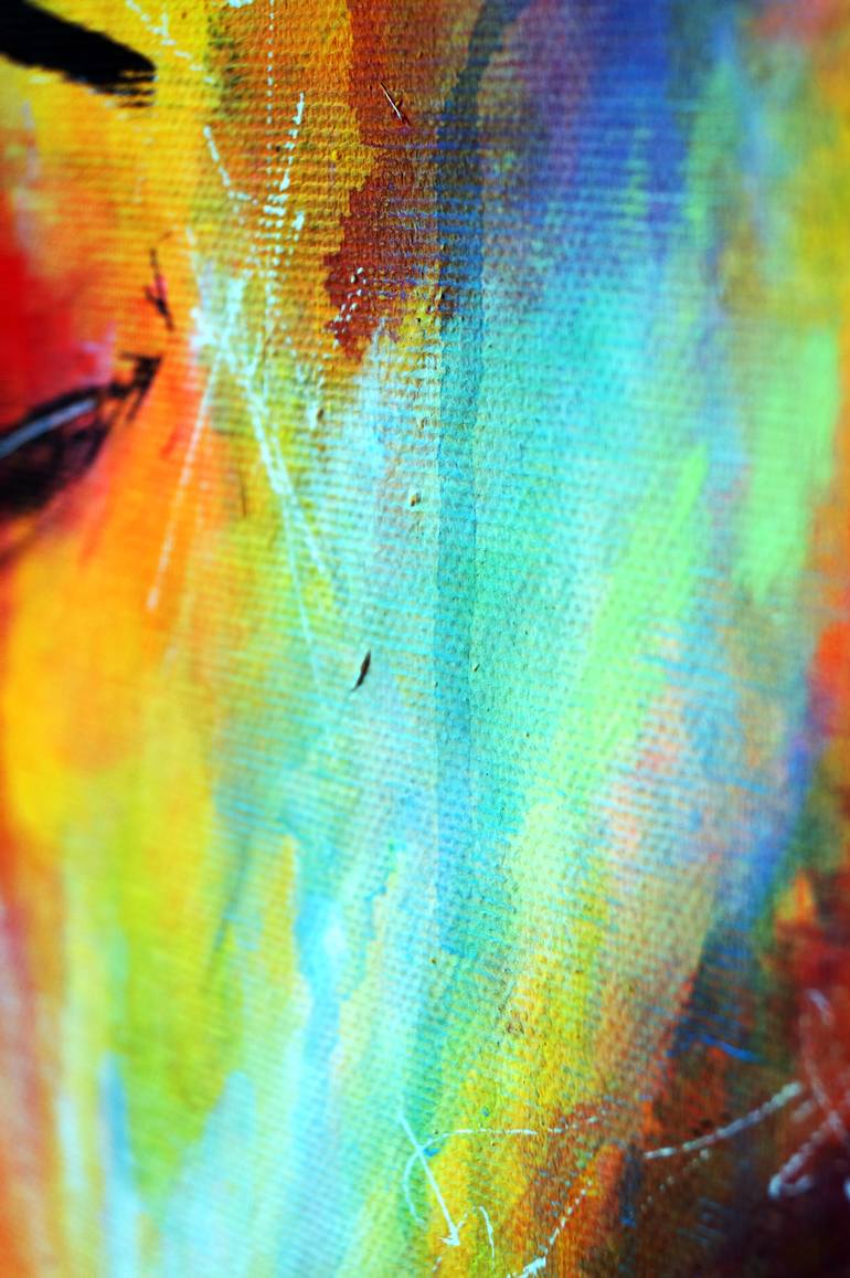 Original Abstract People Painting by Captain Fanta